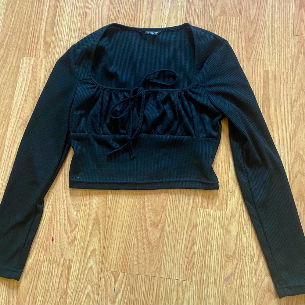 Black Crop Top